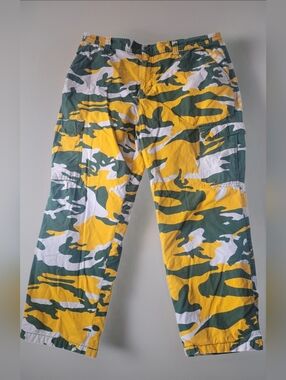 NFL Apparel Fleece - Lined Camo Cargo Pants Sz 38x30
